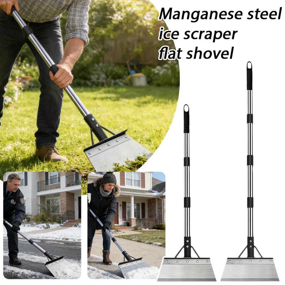 Heavy Equipment Scraper - Heavy Duty Garden Cleaning Shovel Steel