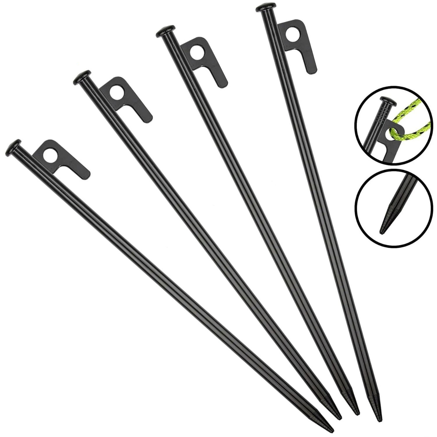 Heavy Equipment Supplies - 15/20/30cm Duty Heavy Tent Pegs Picnic