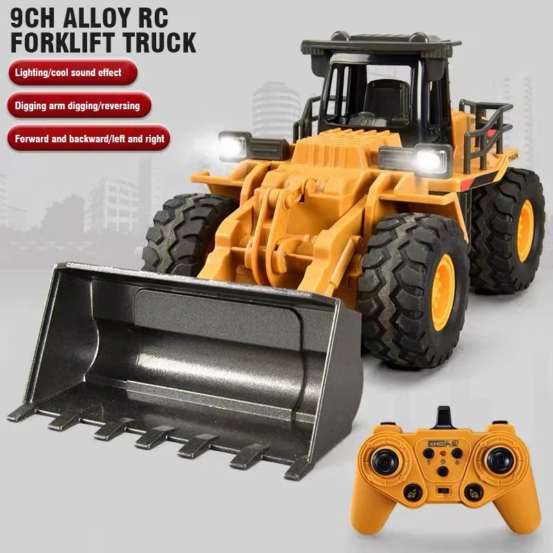 9CH Alloy RC Excavator Dump Tr - огляд і ціна Heavy Equipment Games