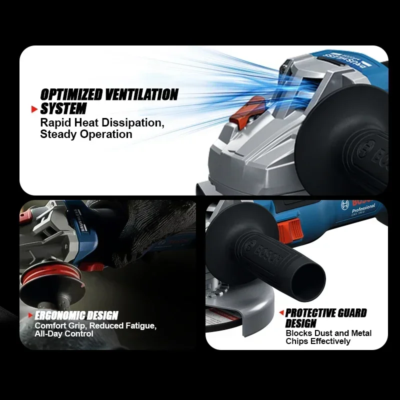 BOSCH GWS 18V-8 Cordless Angle - огляд і ціна Heavy Equipment And Machinery