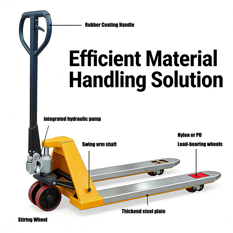 Hand 1500kg Hydraulic Manual P - огляд і ціна Hand Pallet Truck