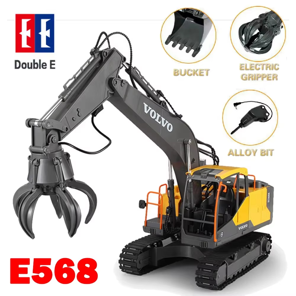 Double E E568 RC Excavator 1/1 - огляд і ціна Heavy Equipment Games